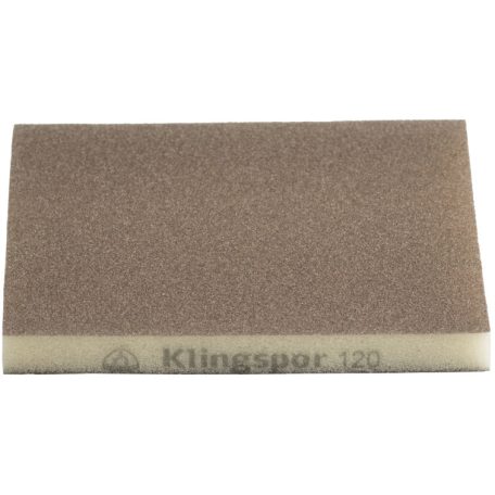 Klingspor SW 501 Csiszolószivacsok Aluminiumoxid, 123 x 96 x 12,5 mm szemcse 120, 125281