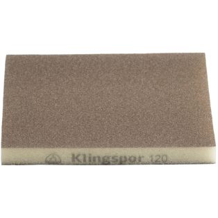   Klingspor SW 501 Csiszolószivacsok Aluminiumoxid, 123 x 96 x 12,5 mm szemcse 220, 125282