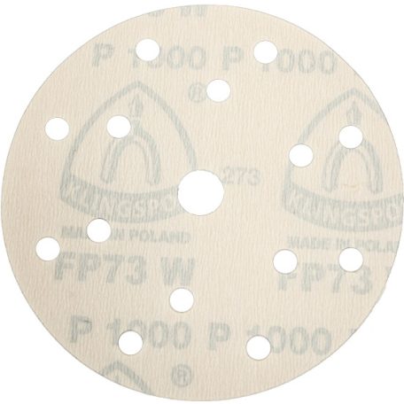 Klingspor FP 73 WK Tárcsa tépőzáras hatóanyaggal bevont, 150 mm szemcse 100 lyukasztási forma GLS47, 320642