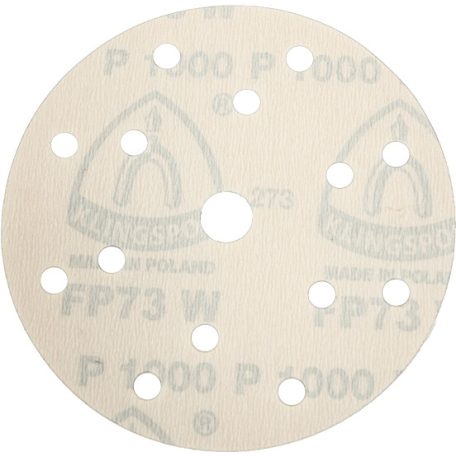 Klingspor FP 73 WK Tárcsa tépőzáras hatóanyaggal bevont, 150 mm szemcse 240 lyukasztási forma GLS47, 320726