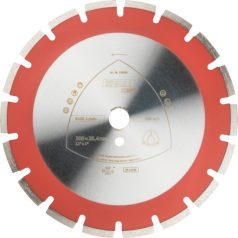   Klingspor DT 602 B Gyémánt vágókorongok, 350 x 3,2 x 25,4 mm 21 Szegmensek 40 x 3,2 x 9 mm, Széles szegmenshézag, 325088