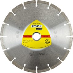   Klingspor DT 300 U Gyémánt vágókorongok, 115 x 1,6 x 22,23 mm 8 Szegmensek 37,3 x 1,6 x 7 mm, Standard fogazás, 325345