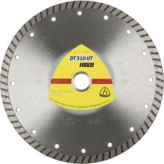   Klingspor DT 310 UT Gyémánt vágókorongok, 115 x 2 x 22,23 mm 2 x 10 mm, Folyamatos turbó vágóél, 334088