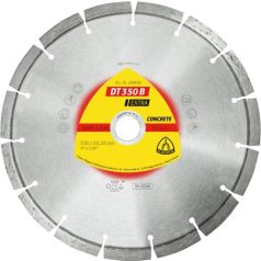   Klingspor DT 350 B Gyémánt vágókorongok, 230 x 2,6 x 22,23 mm 15 Szegmensek 42 x 2,6 x 10 mm, Standard fogazás, 339829