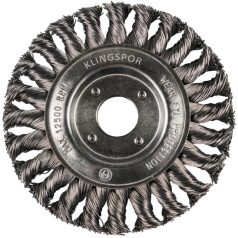   Klingspor Körkefe fonott egysoros 115 x 14 x 22,23 mm 0,5 acél, 358311