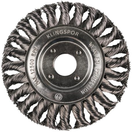 Klingspor Körkefe fonott egysoros 178 x 14 x 22,23 mm 0,5 nemesacél, 363720